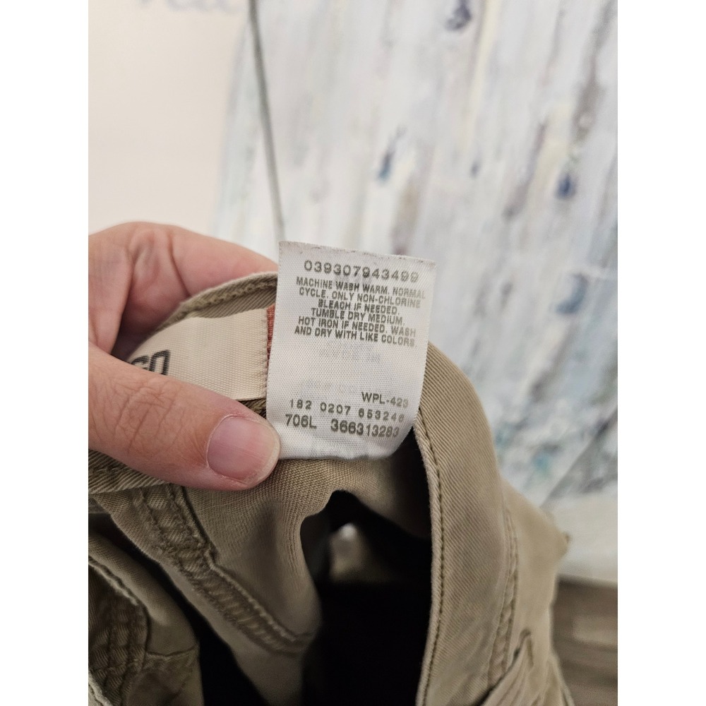 Levis Mens Khaki Tan Cotton Relaxed Fit Cargo Shorts W36 Utility - Picture 6 of 7